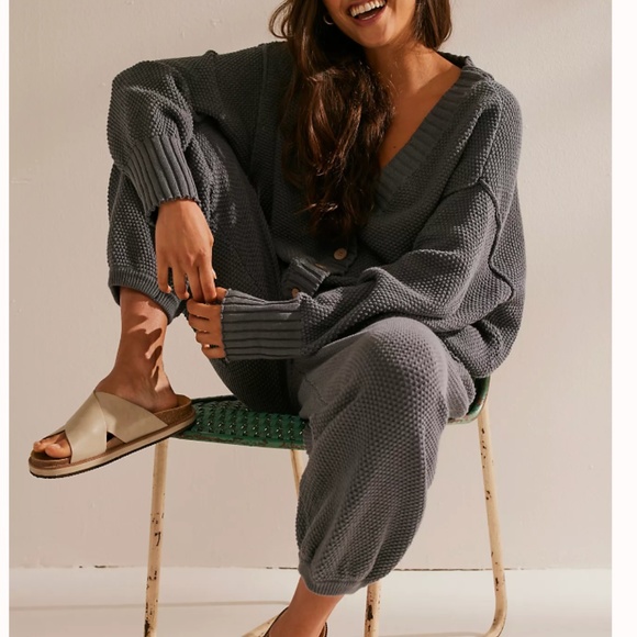 Free People Sweaters - Free People Hailee Cardi Set Small Peppery